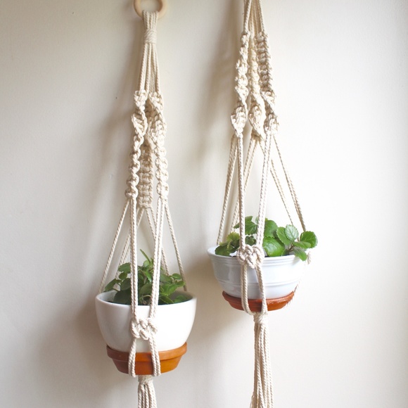 Macrame Plant Hangers - Picture 4 of 7